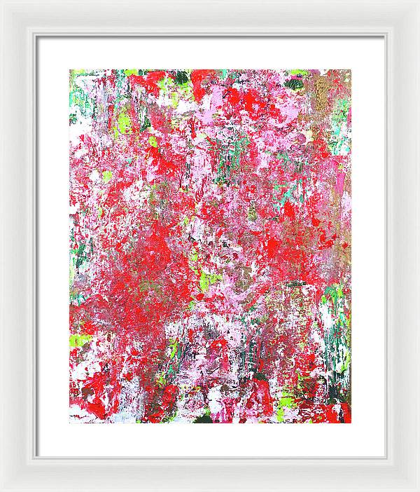 Love is red - Framed Print