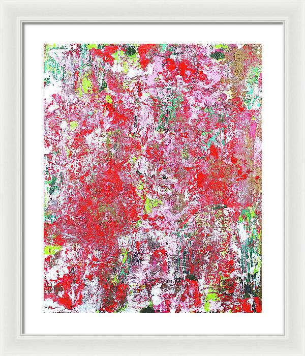 Love is red - Framed Print