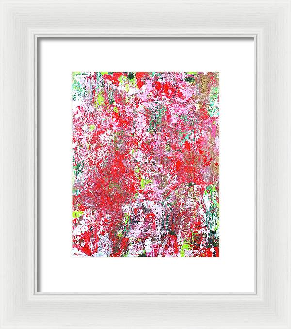 Love is red - Framed Print