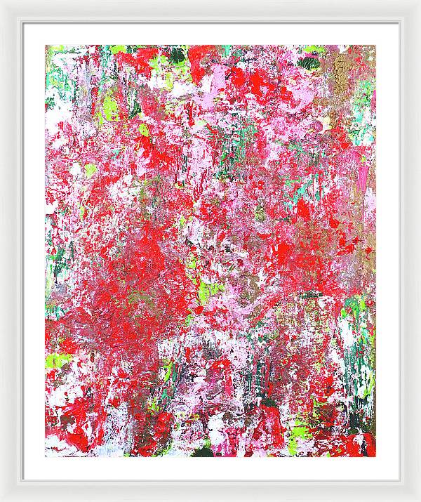 Love is red - Framed Print