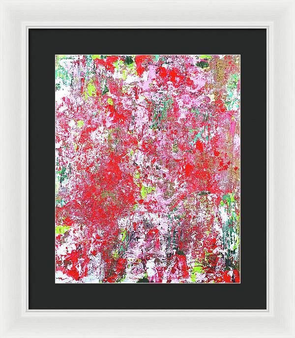 Love is red - Framed Print