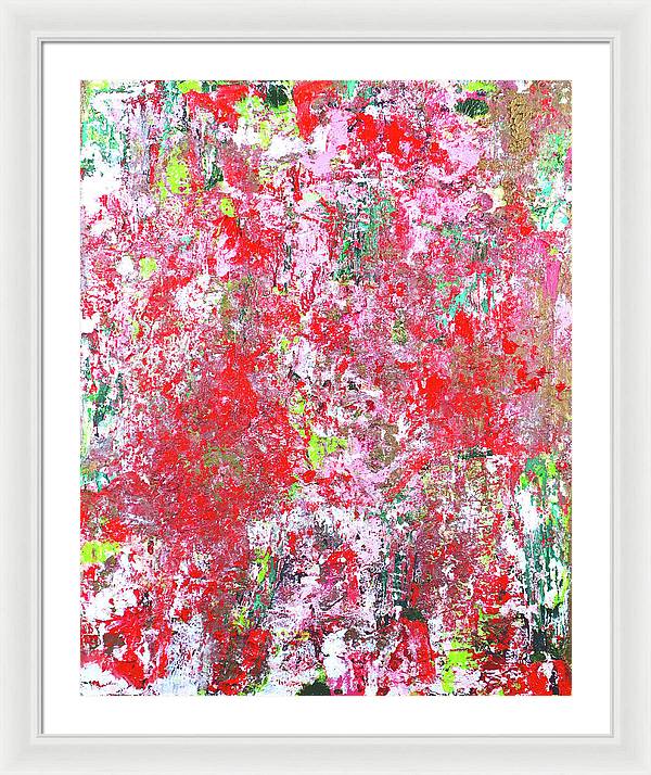 Love is red - Framed Print