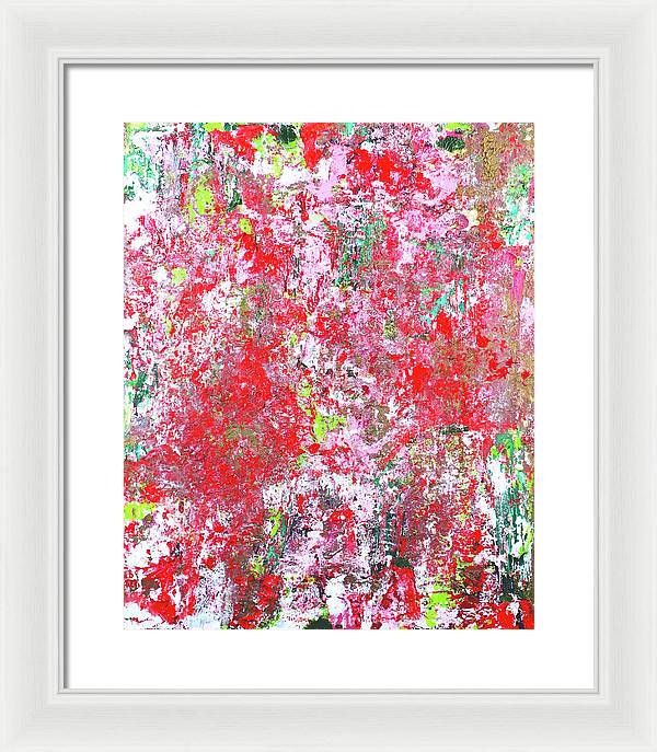 Love is red - Framed Print