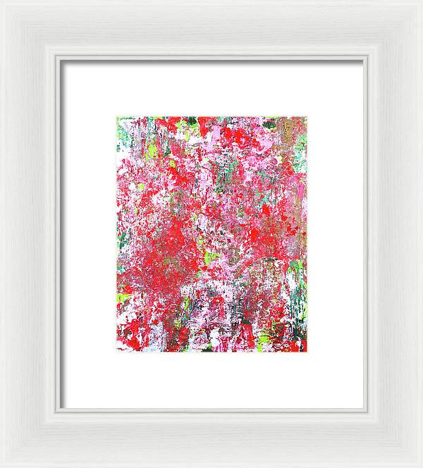 Love is red - Framed Print