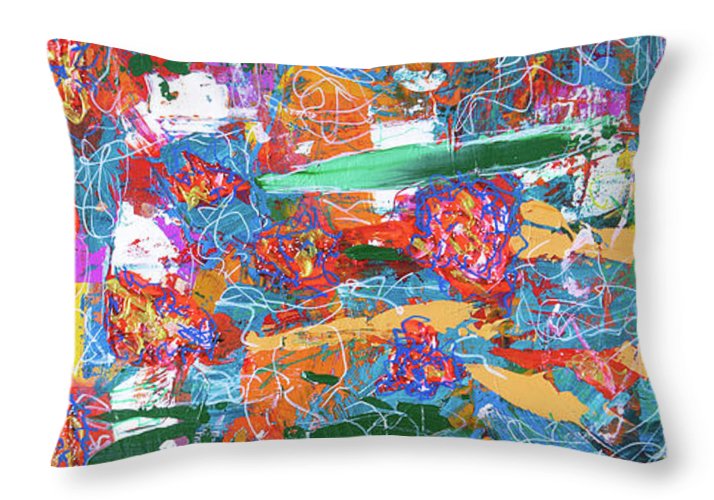 Magic Flowers - Throw Pillow