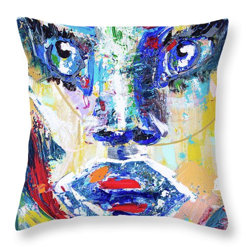 Man Wolf - Throw Pillow