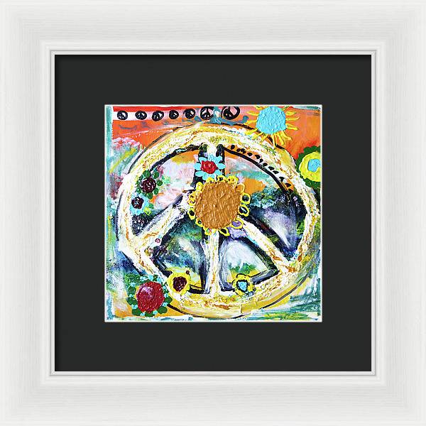 Peace And Freedom - Framed Print