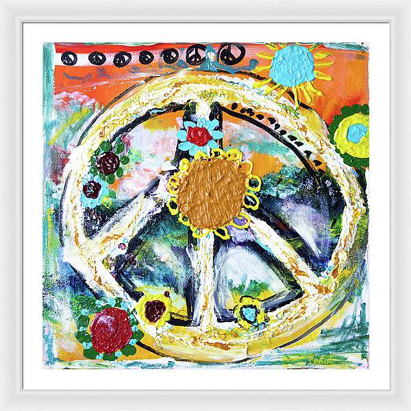 Peace And Freedom - Framed Print