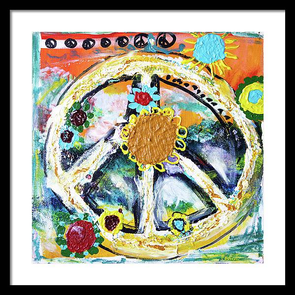 Peace And Freedom - Framed Print