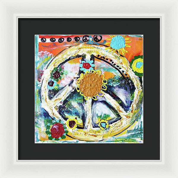 Peace And Freedom - Framed Print