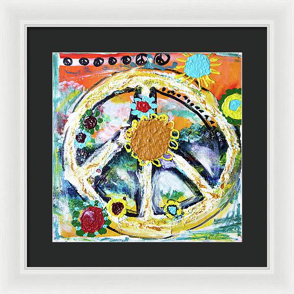 Peace And Freedom - Framed Print