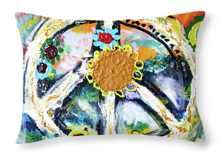 Peace And Freedom - Throw Pillow