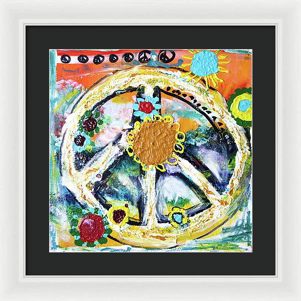 Peace And Freedom - Framed Print