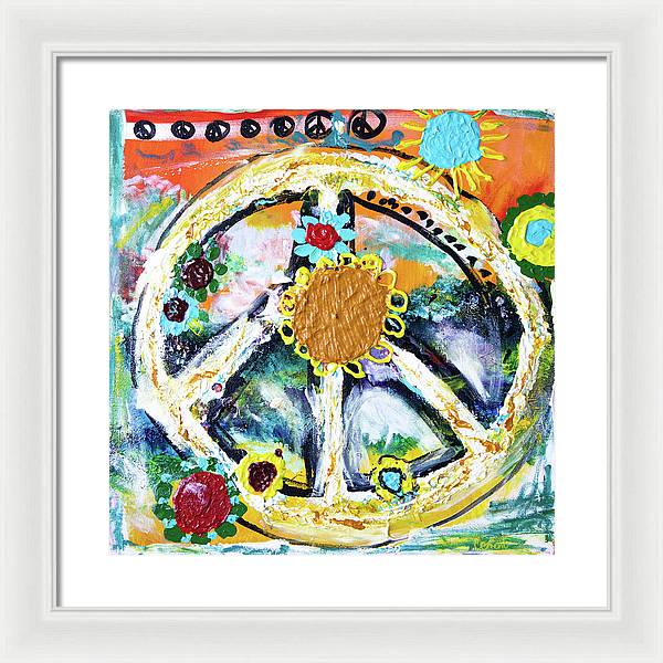 Peace And Freedom - Framed Print