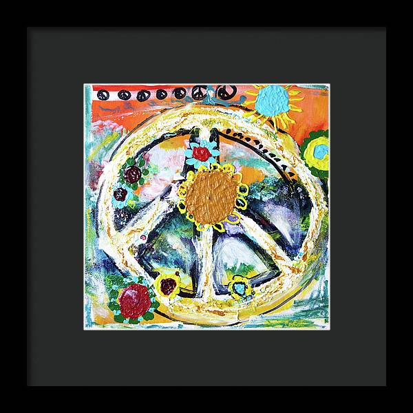 Peace And Freedom - Framed Print