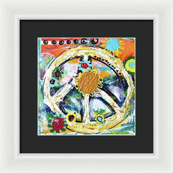 Peace And Freedom - Framed Print