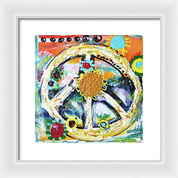 Peace And Freedom - Framed Print