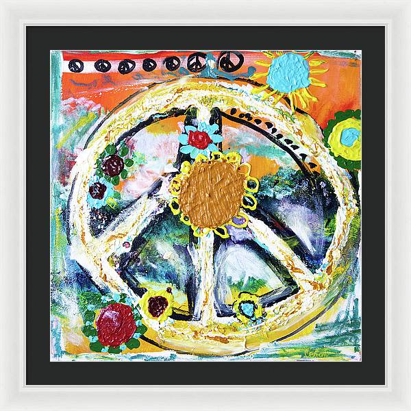 Peace And Freedom - Framed Print