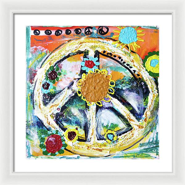 Peace And Freedom - Framed Print