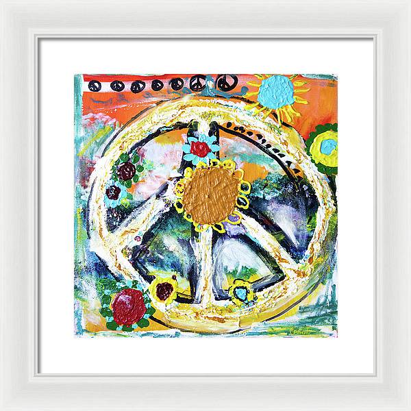 Peace And Freedom - Framed Print