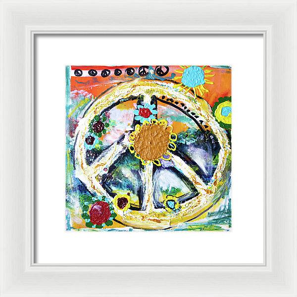 Peace And Freedom - Framed Print