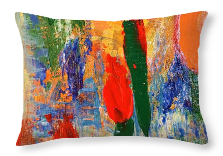 The Flower of Music - Throw Pillow