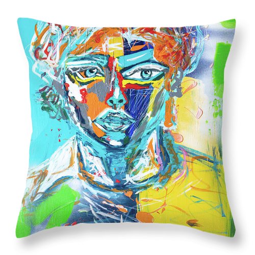 funky - throw pillow