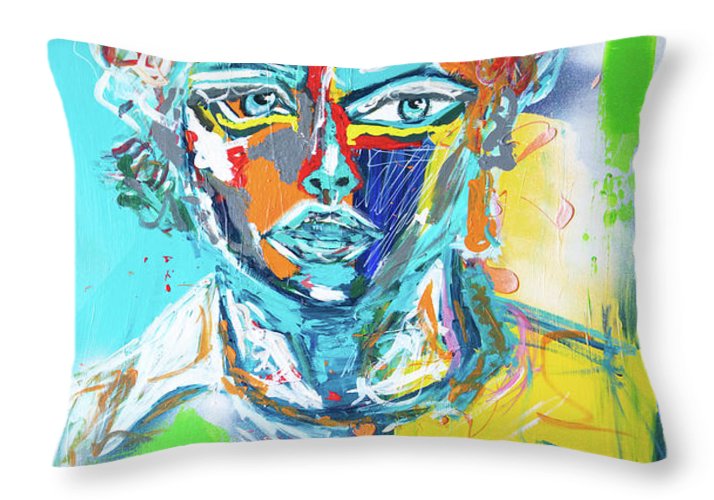 funky - throw pillow