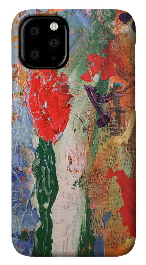 Wild Flowers and Golden Notes,  Let the vibrant energy surround you-Phone Case