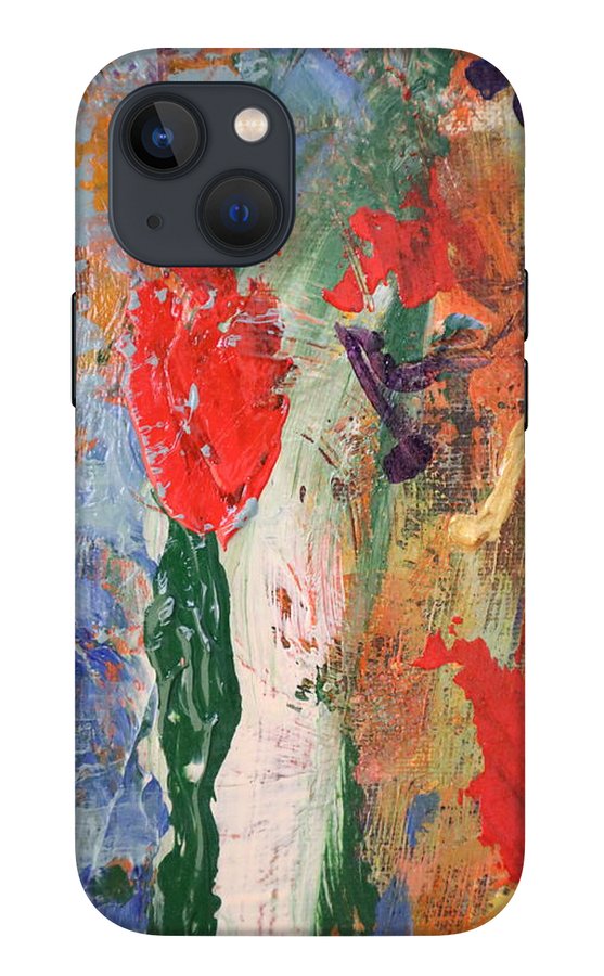 Wild Flowers and Golden Notes,  Let the vibrant energy surround you-Phone Case