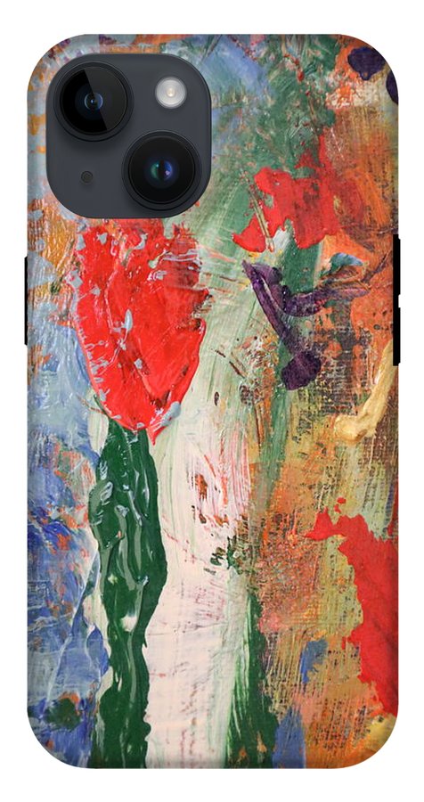 Wild Flowers and Golden Notes,  Let the vibrant energy surround you-Phone Case