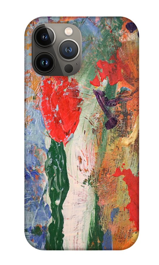 Wild Flowers and Golden Notes,  Let the vibrant energy surround you-Phone Case