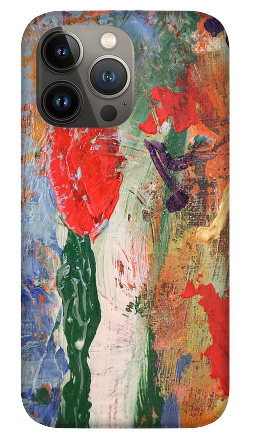 Wild Flowers and Golden Notes,  Let the vibrant energy surround you-Phone Case