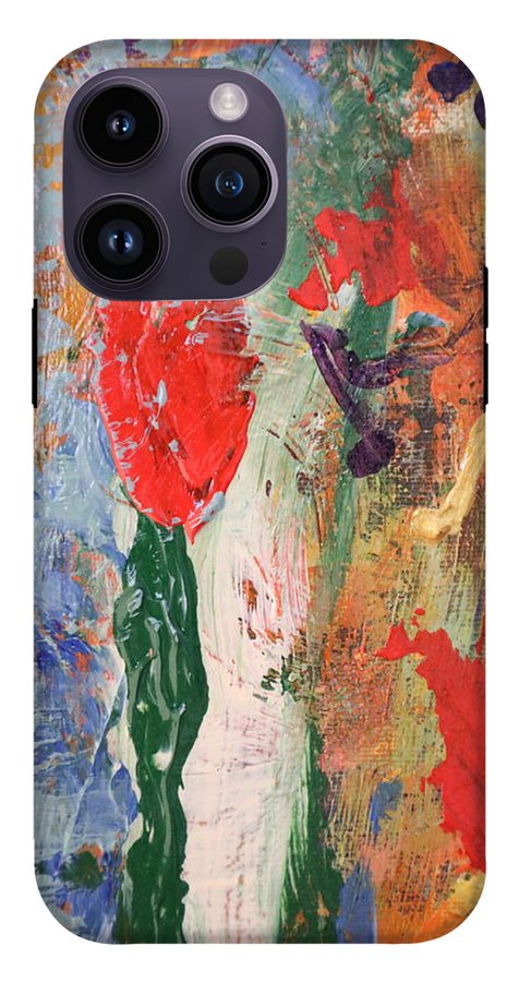 Wild Flowers and Golden Notes,  Let the vibrant energy surround you-Phone Case