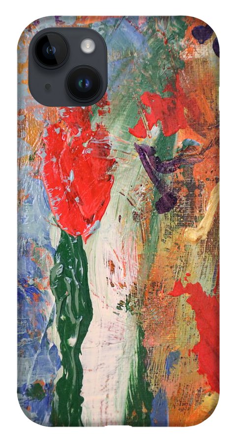 Wild Flowers and Golden Notes,  Let the vibrant energy surround you-Phone Case