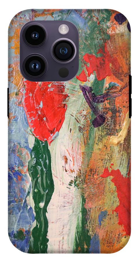 Wild Flowers and Golden Notes,  Let the vibrant energy surround you-Phone Case