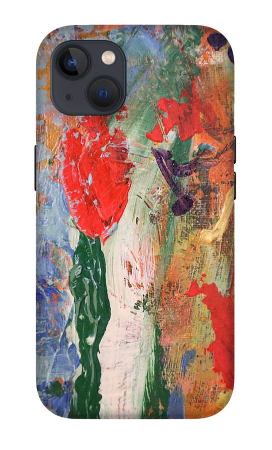 Wild Flowers and Golden Notes,  Let the vibrant energy surround you-Phone Case