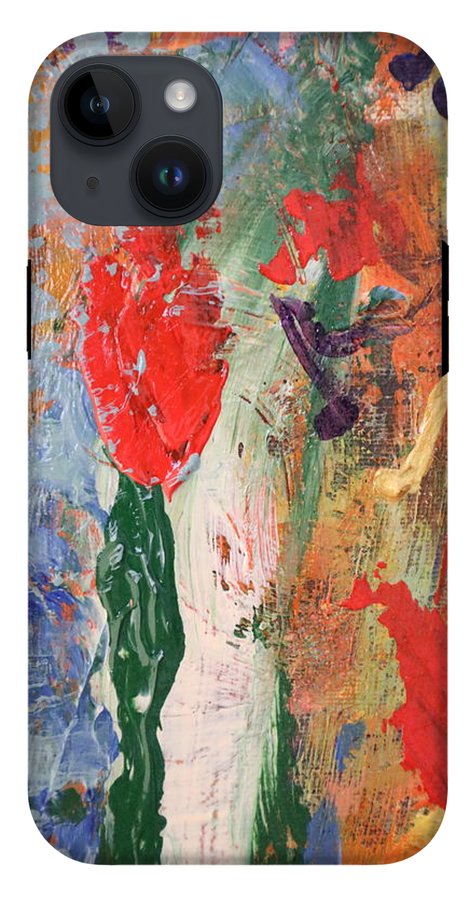 Wild Flowers and Golden Notes,  Let the vibrant energy surround you-Phone Case