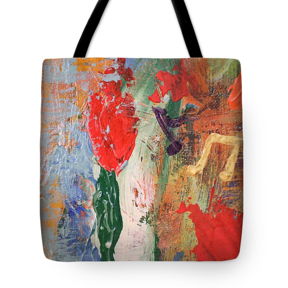 Wild Flowers and Golden Notes - Tote Bag