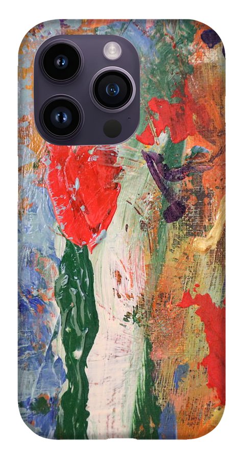 Wild Flowers and Golden Notes,  Let the vibrant energy surround you-Phone Case