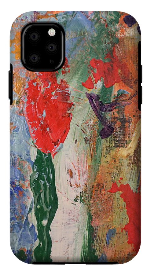 Wild Flowers and Golden Notes,  Let the vibrant energy surround you-Phone Case